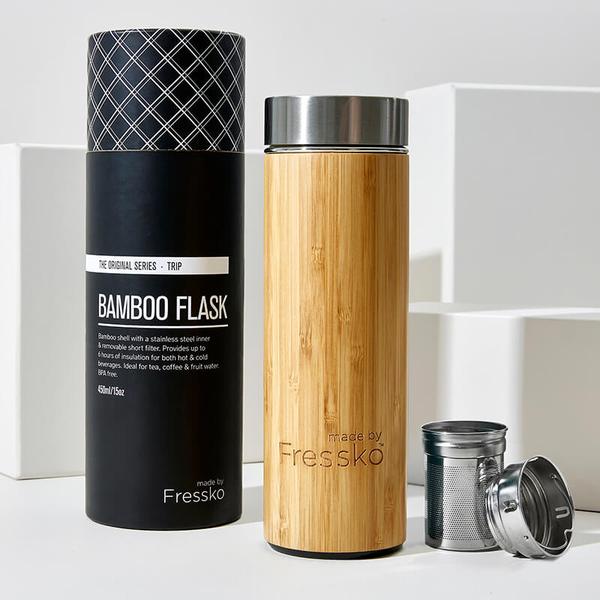 バンブー ティ & フルーツインフューザー ドリンクボトル【断熱】
Bamboo Tea & Fruit Infuser Drink Bottle