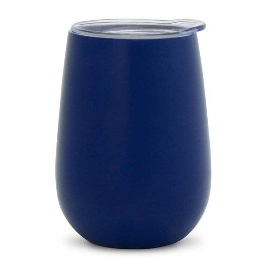 ワインタンブラー 【ネイビー】【保冷二重構造】Wine Tumbler – Double Walled – Stainless Steel - Navy