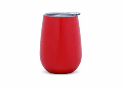 ワインタンブラー 【レッド】【保冷二重構造】Wine Tumbler – Double Walled – Stainless Steel - Watermelon