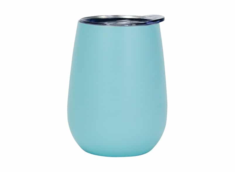 ワインタンブラー 【ブルー】【保冷二重構造】Wine Tumbler – Double Walled – Stainless Steel - Blue