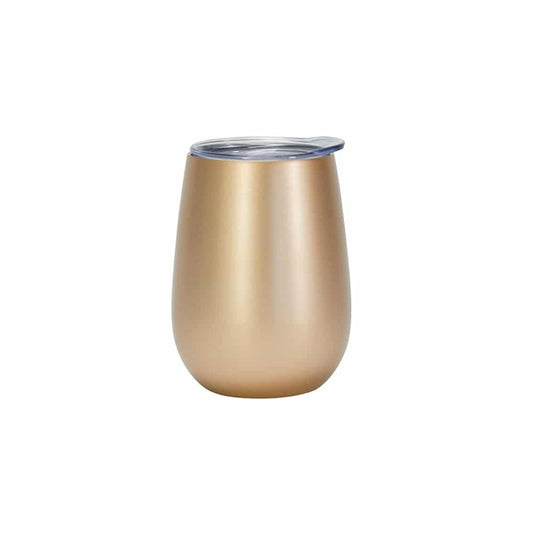 ワインタンブラー 【ゴールド】【保冷二重構造】Wine Tumbler – Double Walled – Stainless Steel - Gold